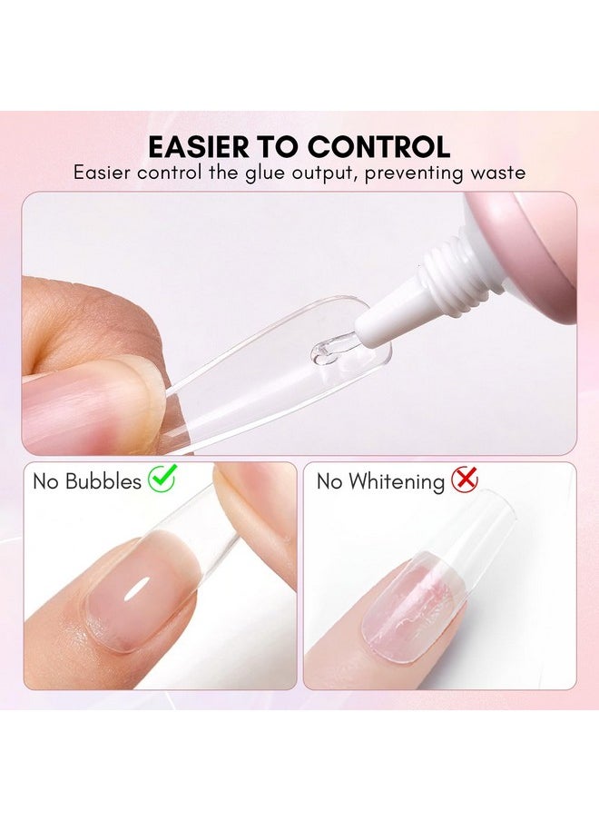 MAKARTT - Gel Nail Glue Solid Nail Glue For Press On Nails For Soft Gel Nail Tips 15Ml Nail Lamp Needed Multifunctional Nail Tools Strong Adhesive Rhinestone Glue Gel For Nail Charms Nail Gems - Image 1