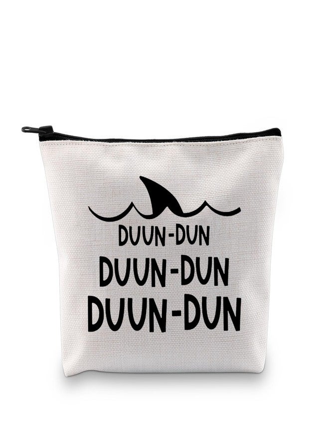 XYANFA Shark Makeup Bag Shark Gift for Shark Lover Cool Animal Bag Shark Week Gifts (DUUN) - Image 4