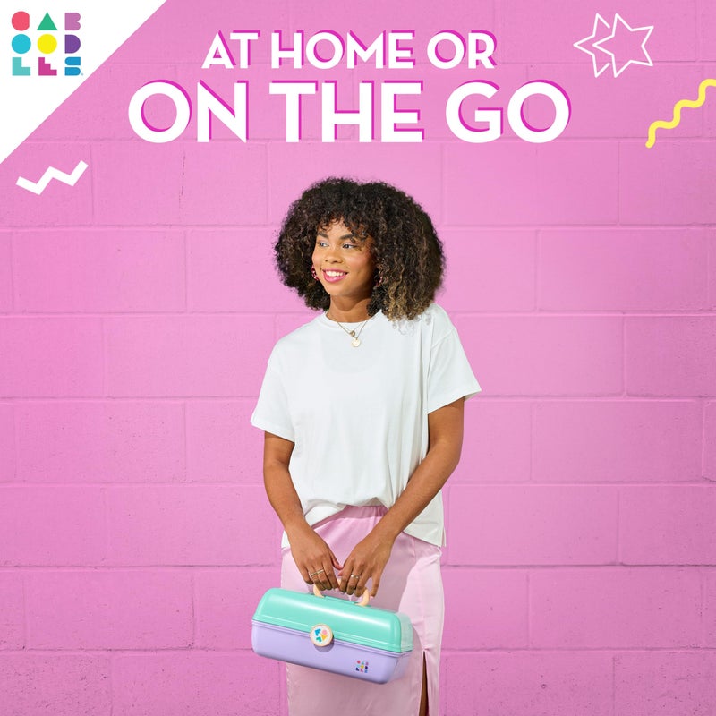 Caboodles On-the-go girl cosmetic organizer, Bubblegum Marble - Image 4