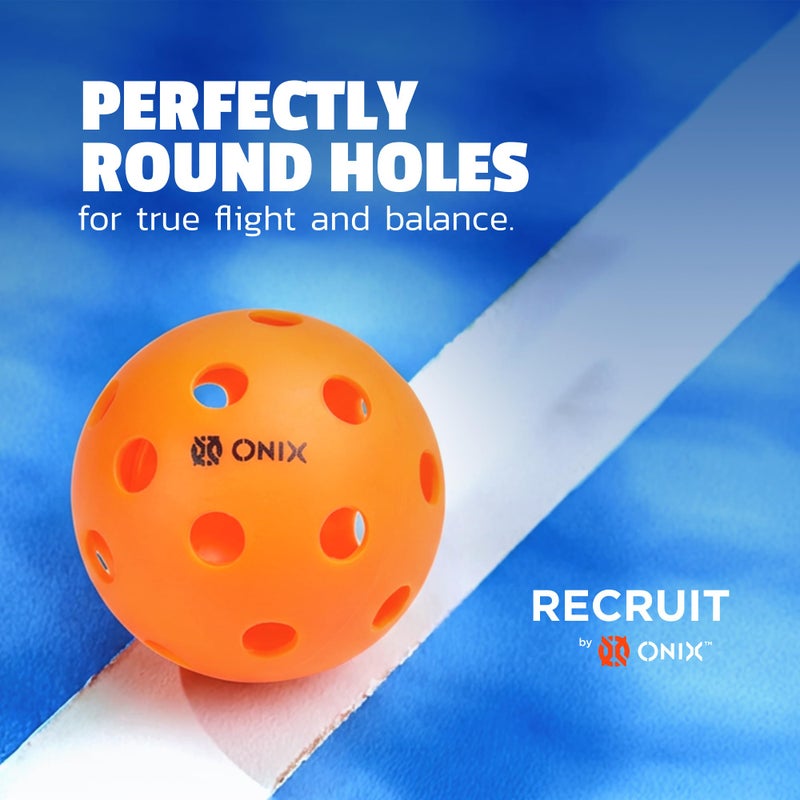 ONIX Recruit Readyâ€‘toâ€‘Play Indoor Pickleball Balls with Superior Welding Design â€” Durable Construction, Consistent Bounce, and Ideal for Fun and Competitive Indoor Play - Image 5