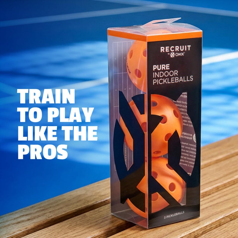 ONIX Recruit Readyâ€‘toâ€‘Play Indoor Pickleball Balls with Superior Welding Design â€” Durable Construction, Consistent Bounce, and Ideal for Fun and Competitive Indoor Play - Image 2