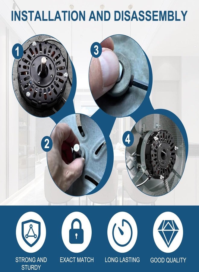 Criditpid مجموعة محرك مروحة العلية Power Vent F0510B2944 ومفتاح منظم الحرارة القابل للتعديل 58033 من Criditpid. - Image 5