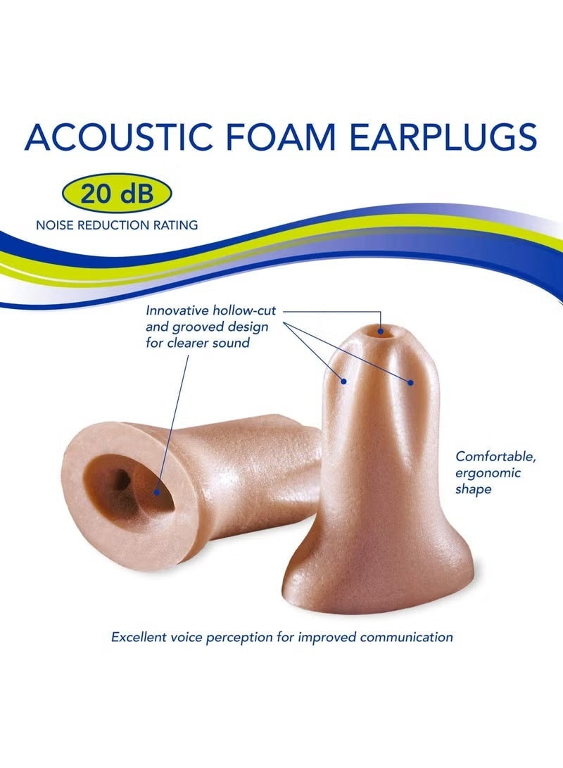Mack's Acoustic Foam Earplugs, 3 Pair – Soft, Comfortable Ear Plugs for Concerts - Image 3