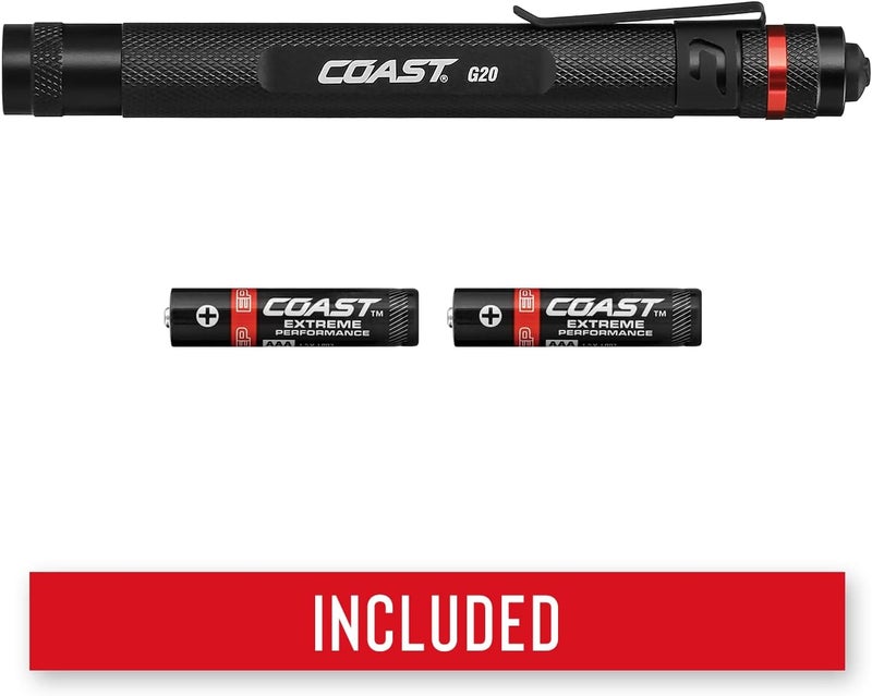 Coast COAST G20 Inspection Beam LED Penlight with Adjustable Pocket Clip and Consistent EdgeToEdge Brightness Orange 54 lumens  - Image 5