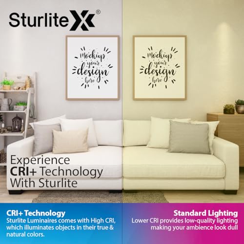 Sturlite Dex (3 in1) Square LED Downlight|Warm, Neutral & Cool White Color Temperature|1500 Lumens with CRI Tech for Various Ceiling Types and Rooms (10W, Pack of 2) - Image 5