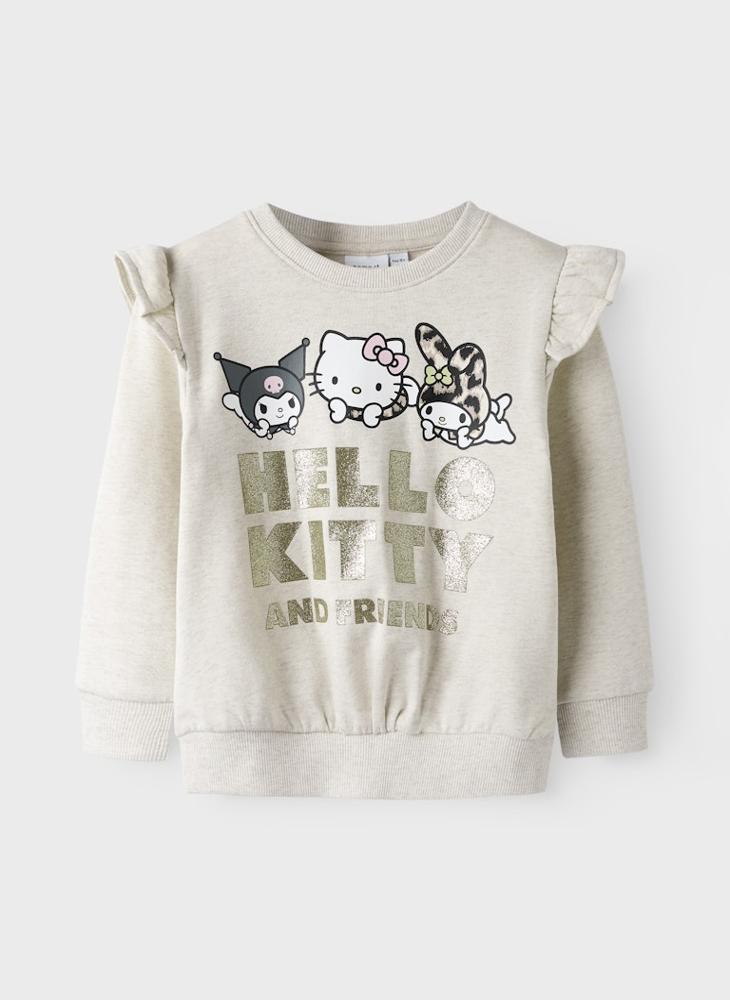 نيم ات كنزة قطنية مطبوعة للأطفال - Image 1