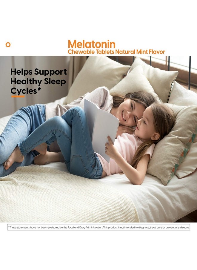 Doctor's BEST Doctor's Best Melatonin, Helps Promote Healthy Sleep, Jet-Lag, Brain Health & Cognitive Function, Non-GMO, Vegan, Gluten Free, 5 Mg, 120 Chewable Tablets  - Image 2