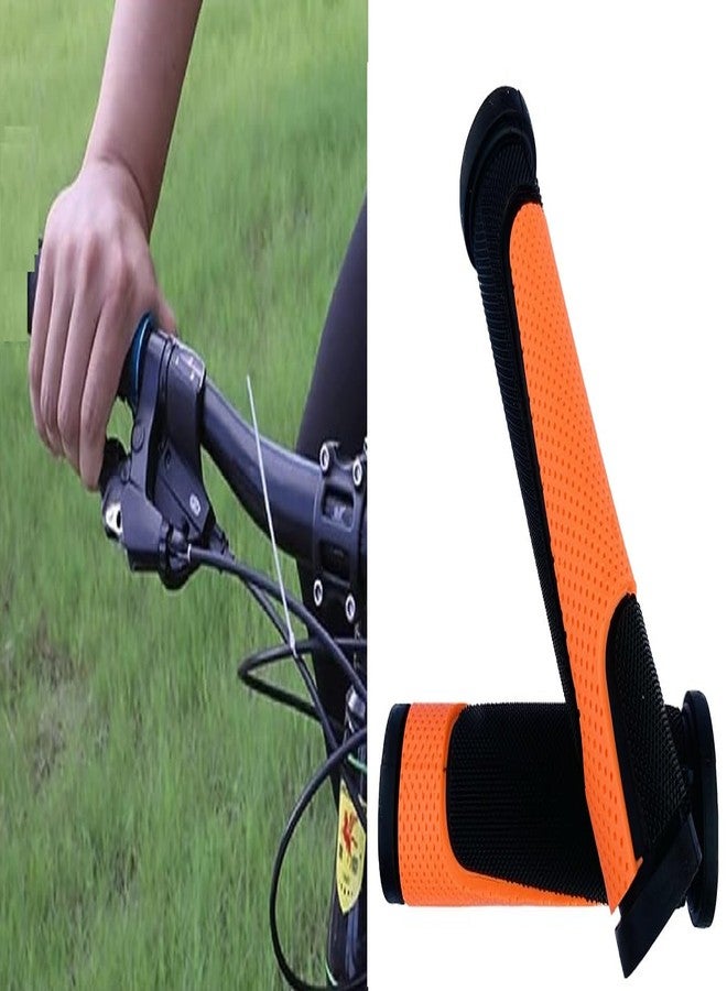Ilsha® Cycle Handle Grip for 24-30 Inch Bicycle Dual Color Soft Rubber Non Toxic Anti-Slip MTB/City Bicycle Handle Grip Length 13cm - Image 5