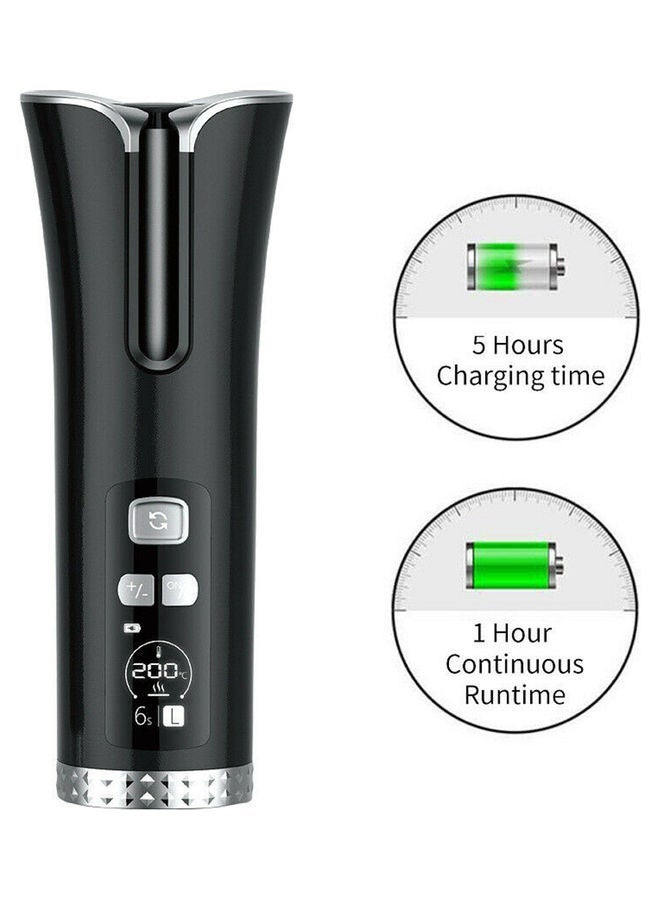 NIBEMINENT Automatic Hair Curler Set Black/Silver - Image 4
