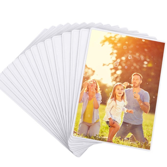 Pack of 15 Magnetic Picture Frame with Clear Pocket 4 x 6 Inches Refrigerator Photo Holder for Fridge Office Cabinet Locker White