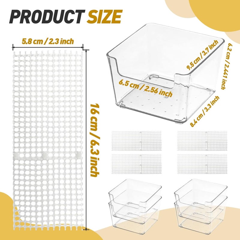 Iffitya 4 Packs Hermit Crab Water Tank - Ideal Hermit Crab Pool Combination - Water Tank with Cuttable Climbing Ramp - Image 2
