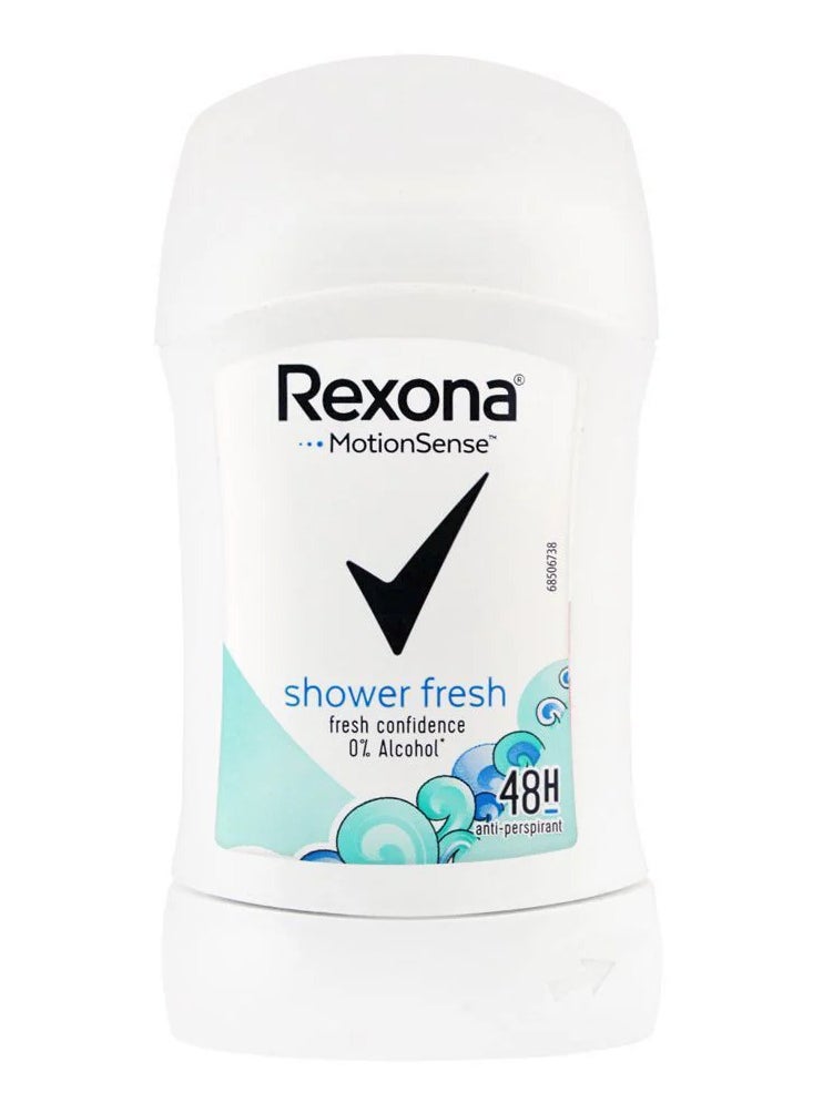 Rexona Pack Of 3 Rexona Shower Fresh 48h Deodorant Stick 40g  - Image 3