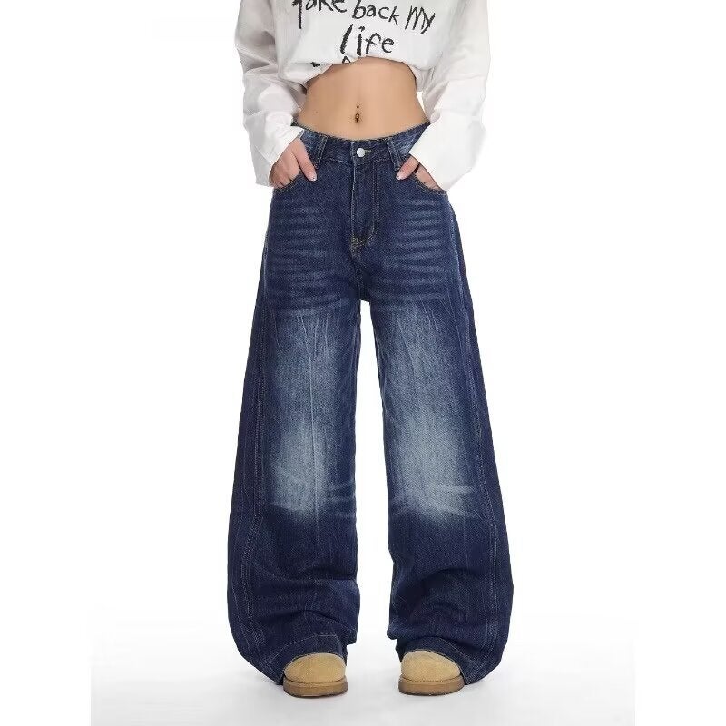 Unisex Casual Daily Denim Jeans - Image 2