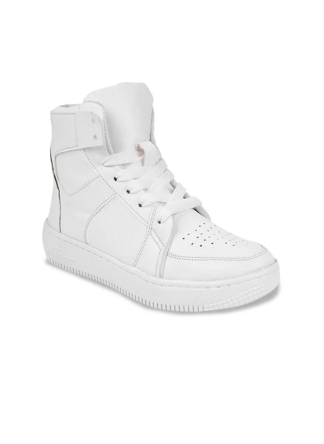 شوتوبيا Shoetopia Girls Perforated Lightweight Mid-top Sneakers