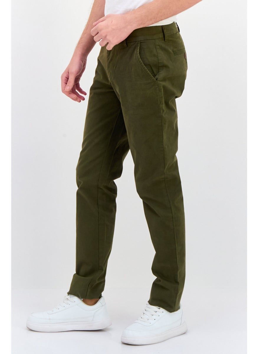 Men Modern Fit Solid Chino Pants, Olive - pzsku/Z035EABFE64AD9194E7A1Z/45/_/1737642469/34c2b1cd-86ed-40be-bf67-dd09cea2af01