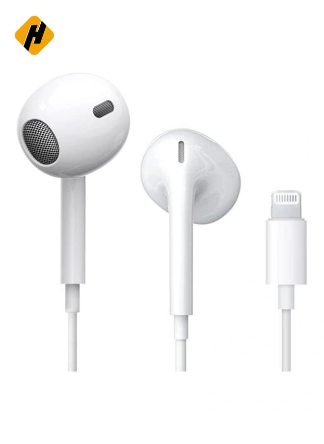 HuHa - Lightning Headphone Wired for iPhone 13 [Apple MFi Certified] Built-in Microphone & Volume Control, in-Ear Stereo Headset Compatible with iPhone 13 Mini/SE/12 Pro/12Pro Max/11/X/8 7 - Image 1