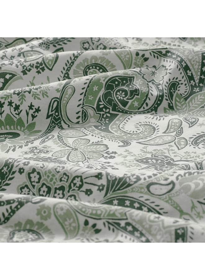 Zaboon Pillowcase, green/white, 50x80 cm - Image 4