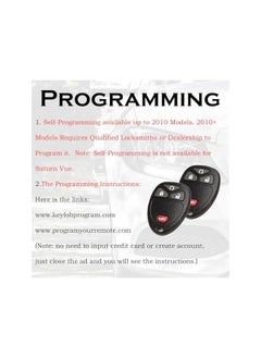 Starwell Keyless Entry Remote Start Control Key Fob Replacement Fits Chevy Silverado Avalanche Equinox Express Traverse GMC Yukon Sierra 1500 2500 3500 HD Acadia 2007 2008 2009 2010 2011 2012 2013 OUC60270  - Image 5