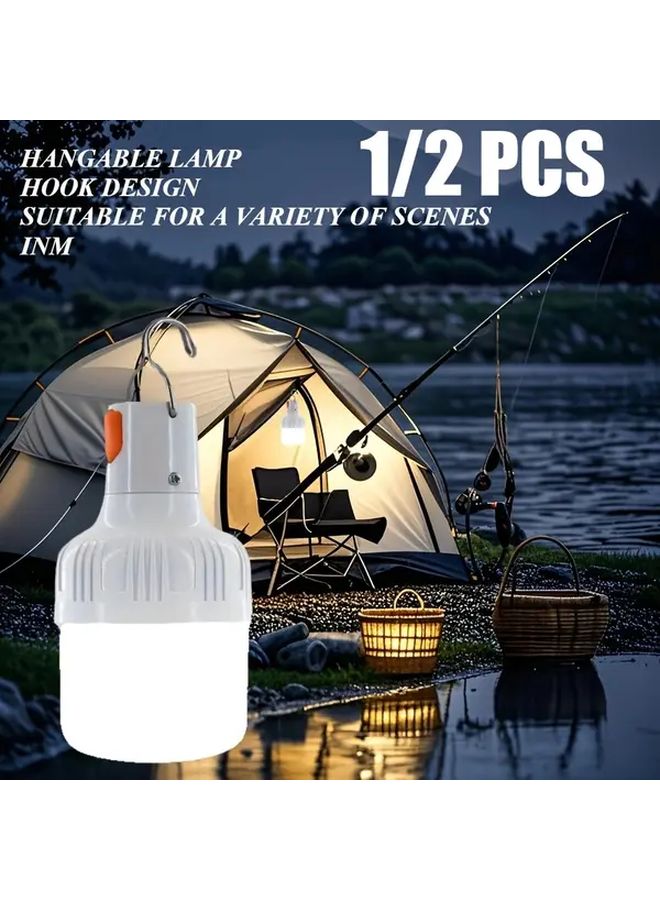 WX 1PC لمبة LED فائقة السطوع قابلة للشحن عبر USB مع عدة أوضاع إضاءة محمولة - Image 2