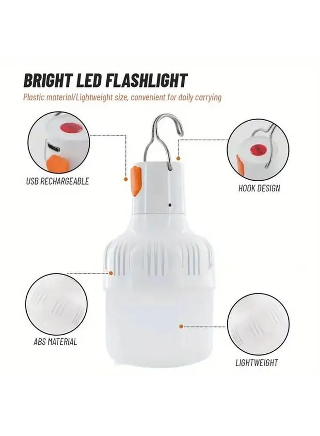 WX 1PC لمبة LED فائقة السطوع قابلة للشحن عبر USB مع عدة أوضاع إضاءة محمولة - Image 5