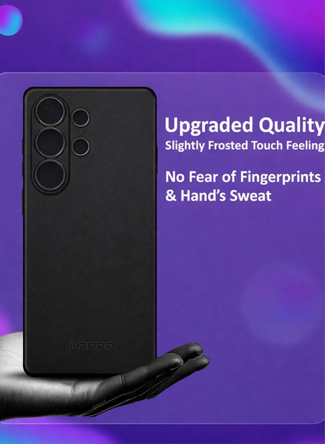 KZDOO Case for Galaxy S26 Ultra Air Skin Case All Around Full Protection Ultra Slim 0.3mm Thickness 4g Feather Weight - Black - Image 4