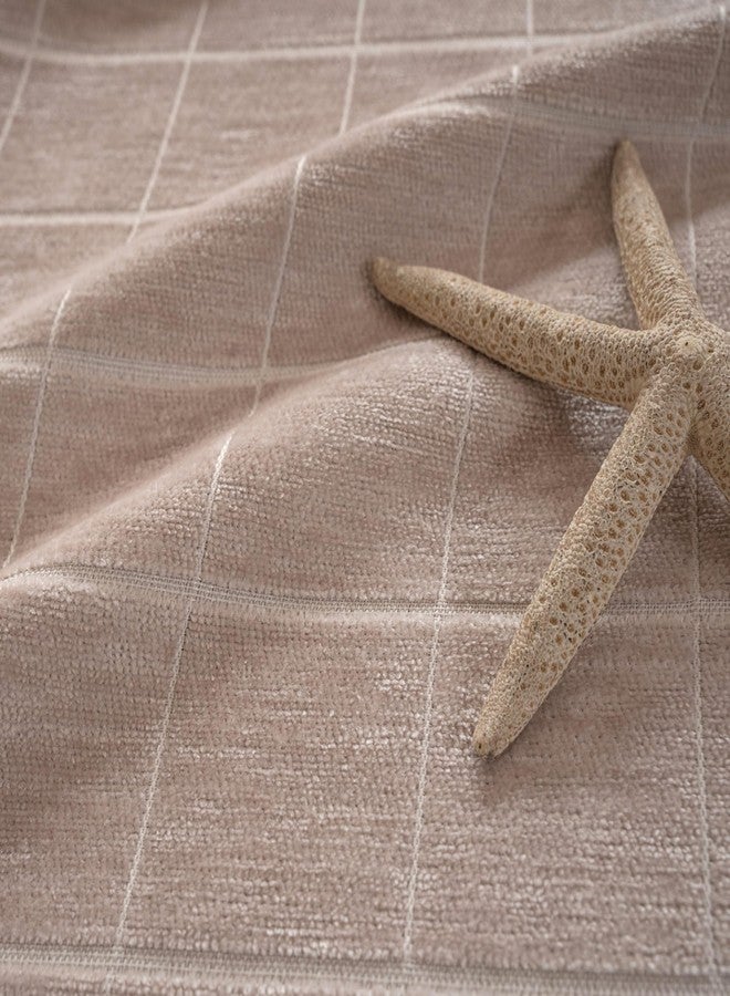 Caflife Khaki Table Cloth Rectangle Table 55x86 Inch, Thick Wrinkle-Free Cotton Linen Polyester Blend Tablecloth, Rustic Farmhouse Boho Modern Simple Textured Decorative Kitchen Dining Table Cover - Image 4