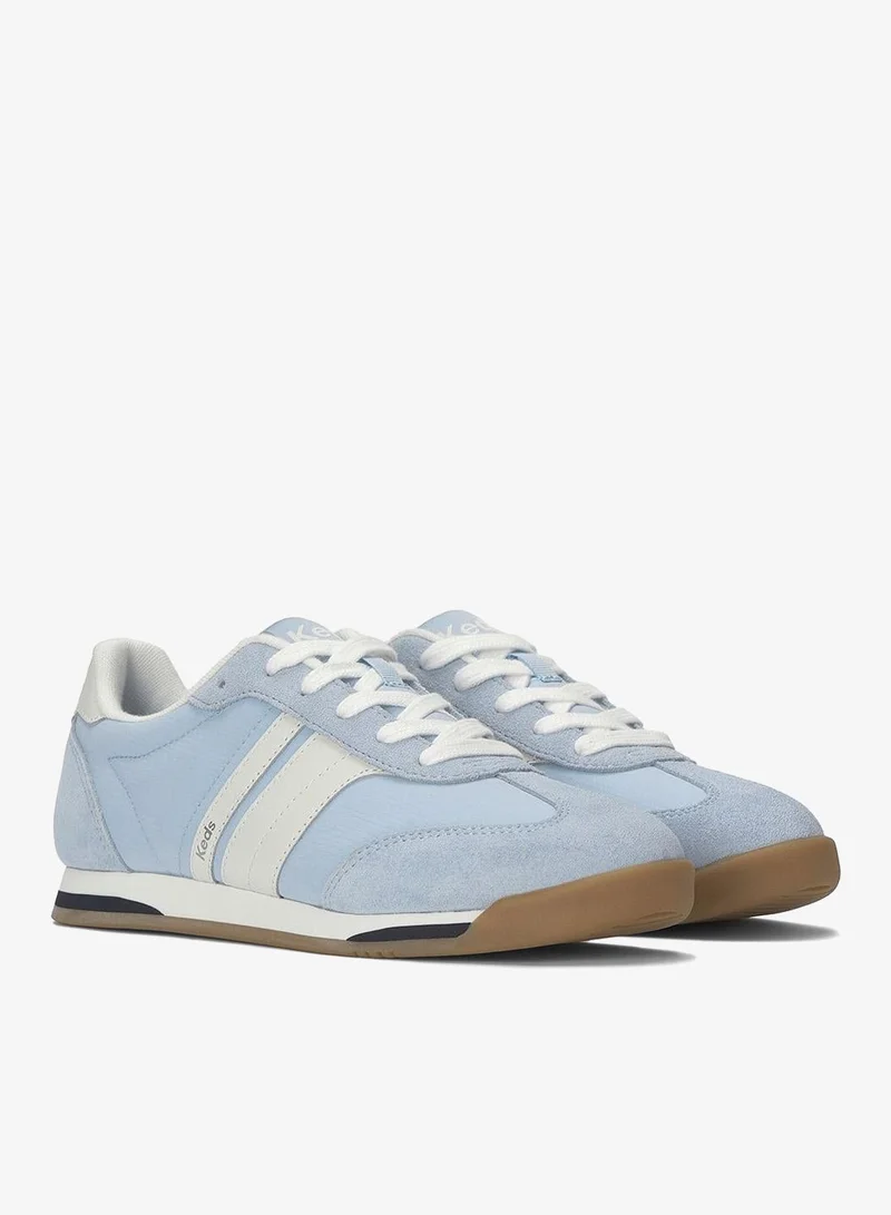 Keds  Keds Women's Revival Leather Slip-on Sneaker – Retro Arch Support, Two-Tone Casual Shoe Blue for Women | Best Price UAE
