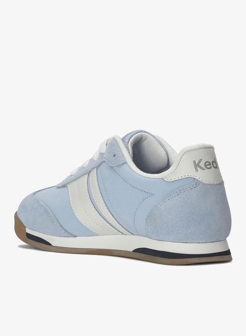 Keds  Keds Women's Revival Leather Slip-on Sneaker – Retro Arch Support, Two-Tone Casual Shoe Blue for Women | Best Price UAE