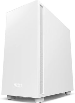 NZXT H7 - CM-H71BW-01 - ATX Mid Tower PC Gaming Case - Front I/O USB Type-C Port - Quick-Release Tempered Glass Side Panel - White  - Image 2