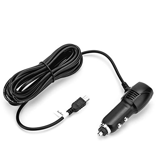 SoeKoa Dash Cam Charger Mini USB, Car Charger with USB Port Compatible with APEMAN, Rexing, Byakov, AKASO, Crosstour, Trekpow, Pruveeo, OldShark, Garmin and Most Other Dash Cam, Android Devices. (11.5FT) - Image 1