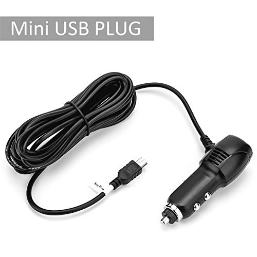 SoeKoa Dash Cam Charger Mini USB, Car Charger with USB Port Compatible with APEMAN, Rexing, Byakov, AKASO, Crosstour, Trekpow, Pruveeo, OldShark, Garmin and Most Other Dash Cam, Android Devices. (11.5FT) - Image 2