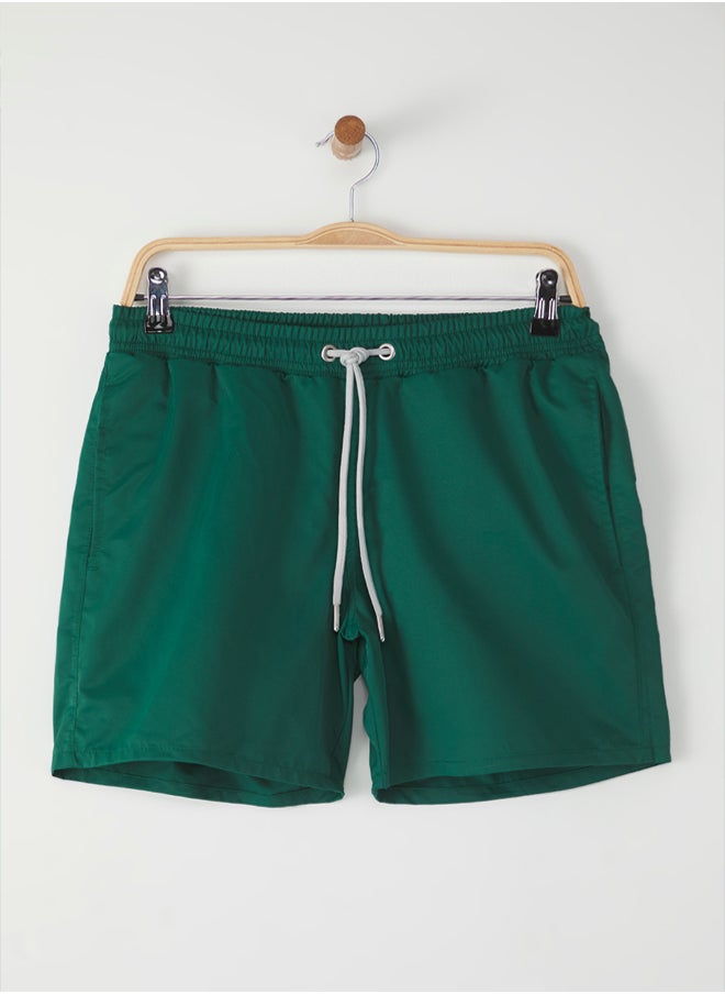 trendyol Emerald Green Regular Standard Swim Shorts  - Image 2
