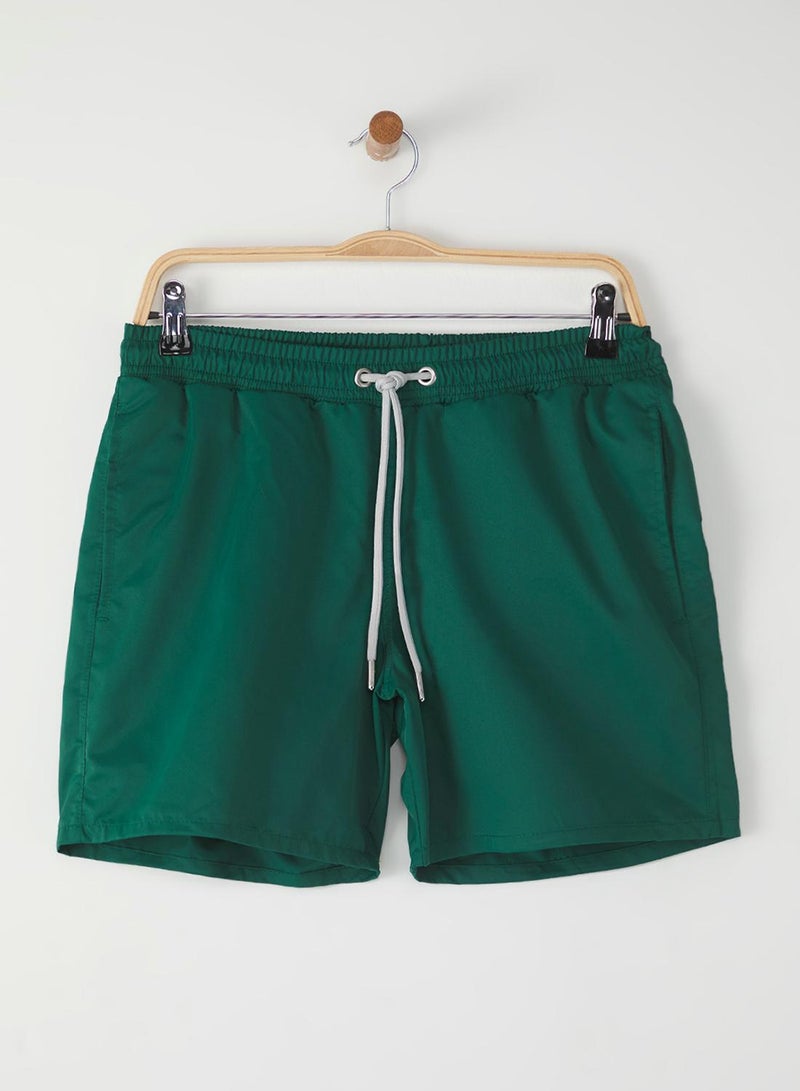trendyol Emerald Green Regular Standard Swim Shorts - Image 1