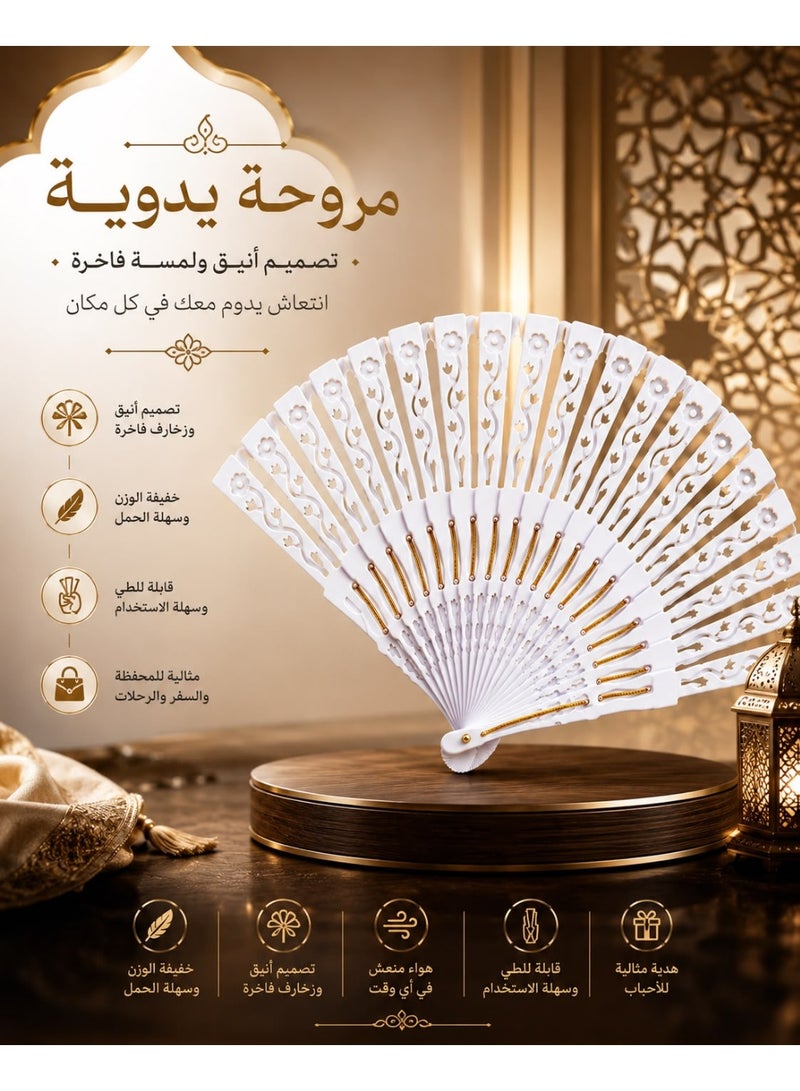 Women's foldable hand fans featuring colorful peacock-tail-inspired designs – classic Spanish-style fans, suitable for weddings, décor, and gifts (assorted colors, set of 12). - Image 5