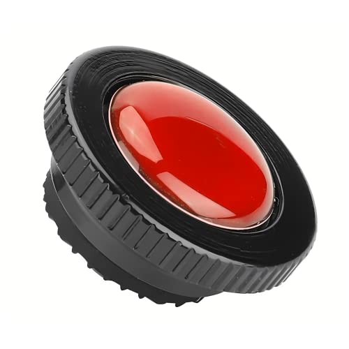 Acouto Quick Release Plate Mini Aluminium Alloy Camera Round Quick Release Plate Head 1/4 inch Screw for Compact Action Tripod Mounts Clamps Red Replacement - Image 1
