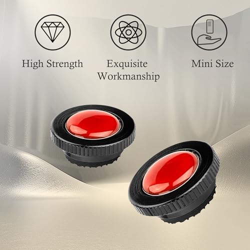 Acouto Quick Release Plate Mini Aluminium Alloy Camera Round Quick Release Plate Head 1/4 inch Screw for Compact Action Tripod Mounts Clamps Red Replacement - Image 5