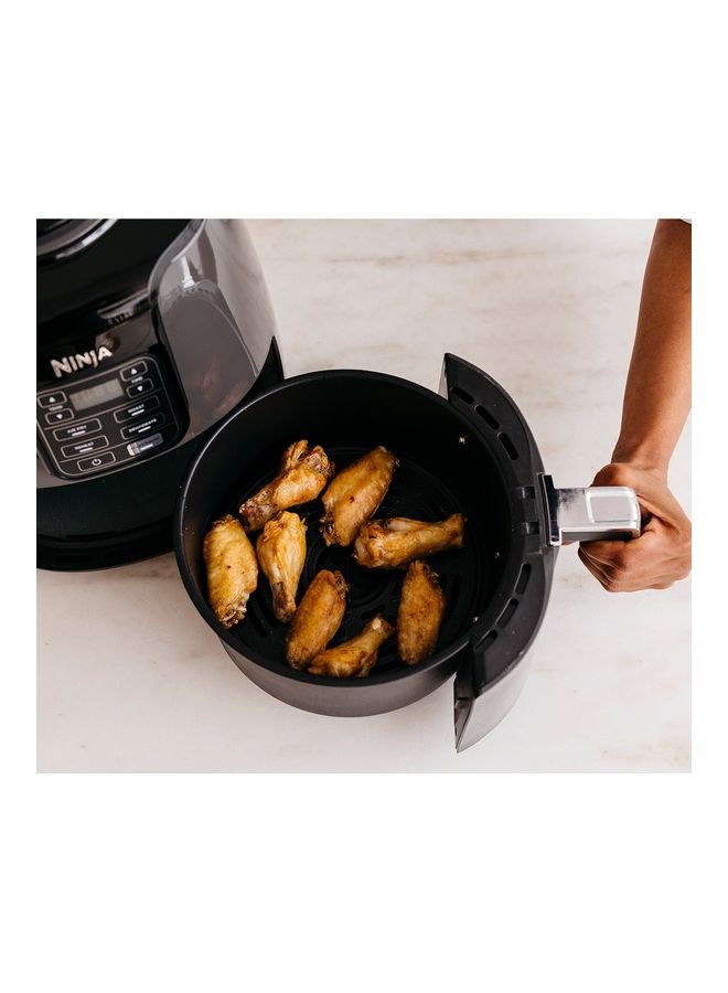 Ninja Air Fryer, 3.8L, 4-In-1, Uses No Oil, Air Fry, Roast, Reheat, Dehydrate, Non-Stick, Dishwasher Safe Basket, Cooks 2-4 Portions, Digital 3.8 L 1550 W AF100ME Grey & Black - Image 4