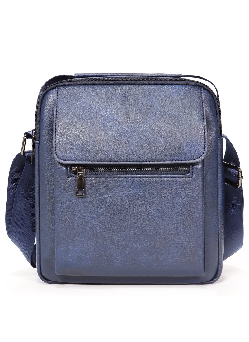 Aklsvion Aklsvion Crossbody Bag Men Shoulder Bag For Men Work Office Messenger Bag For Men Chest Bags Casual Daypack For Business Travel Cycling Blue  - Image 1