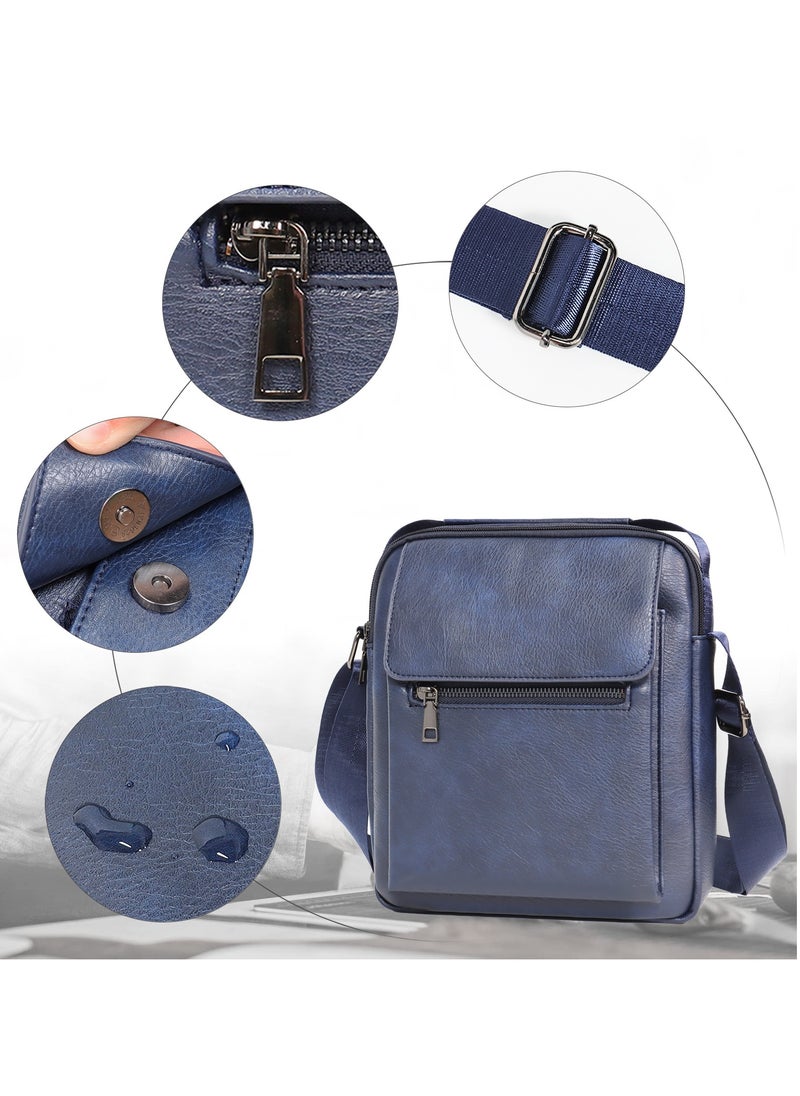 Aklsvion Aklsvion Crossbody Bag Men Shoulder Bag For Men Work Office Messenger Bag For Men Chest Bags Casual Daypack For Business Travel Cycling Blue  - Image 5