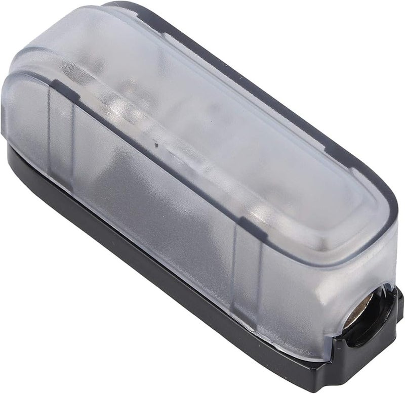 High Performance 80A ANL Fuse Holder Distribution Block White Plastic Zinc Alloy for Car Boat RV - Image 1