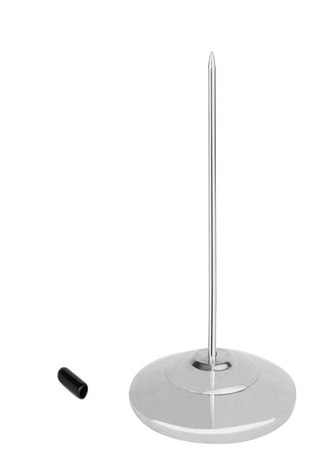 TONOS Receipt Holder, Receipt Spike for Resturaunt, Stainless Steel Bill Fork Check Spindle Memo Holder Spike with Solid Heavy-Duty Base (1 Pack) - Image 1