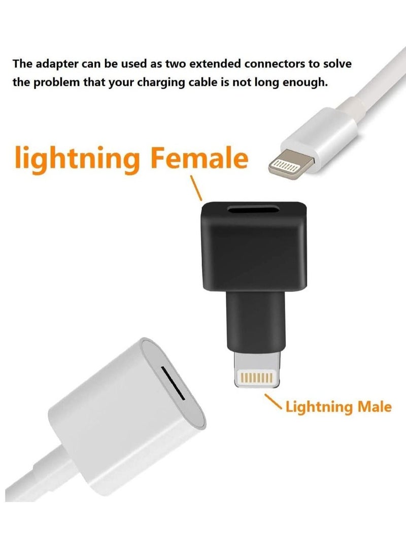SYOSI - "Lightning Extender Adapter, 3Pack Apple MFI Certified Phone Charger Extension Cable, Male to Female Dock Extender Compatible with iPhone, iPad, iPod Transfer Audio Video Data Charging " - Image 1