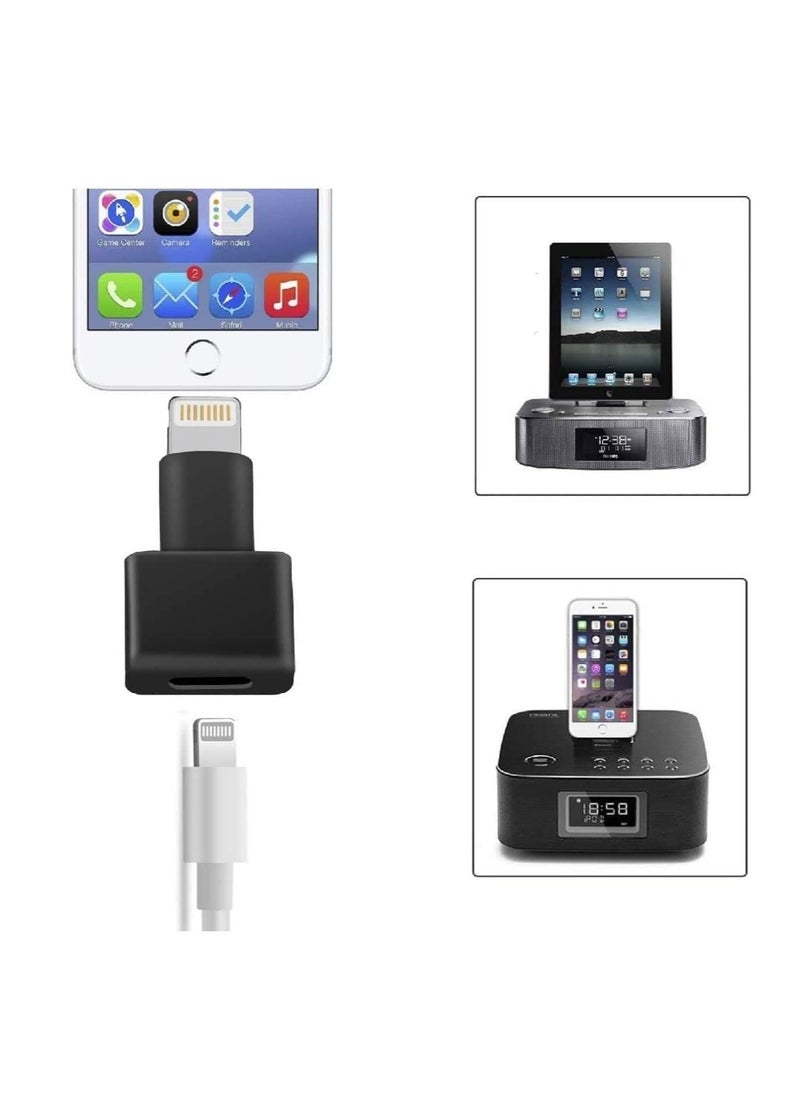 SYOSI - "Lightning Extender Adapter, 3Pack Apple MFI Certified Phone Charger Extension Cable, Male to Female Dock Extender Compatible with iPhone, iPad, iPod Transfer Audio Video Data Charging " - Image 1