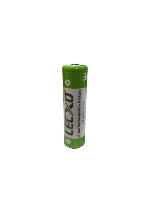 Lecxo (2 PCS) LECXO 18650 Rechargeable Battery 3.7V 3600mAh Li-ion Flat Top – High Capacity Lithium Cell for Flashlights, Cameras, Power Banks, and DIY Electronics - Image 2