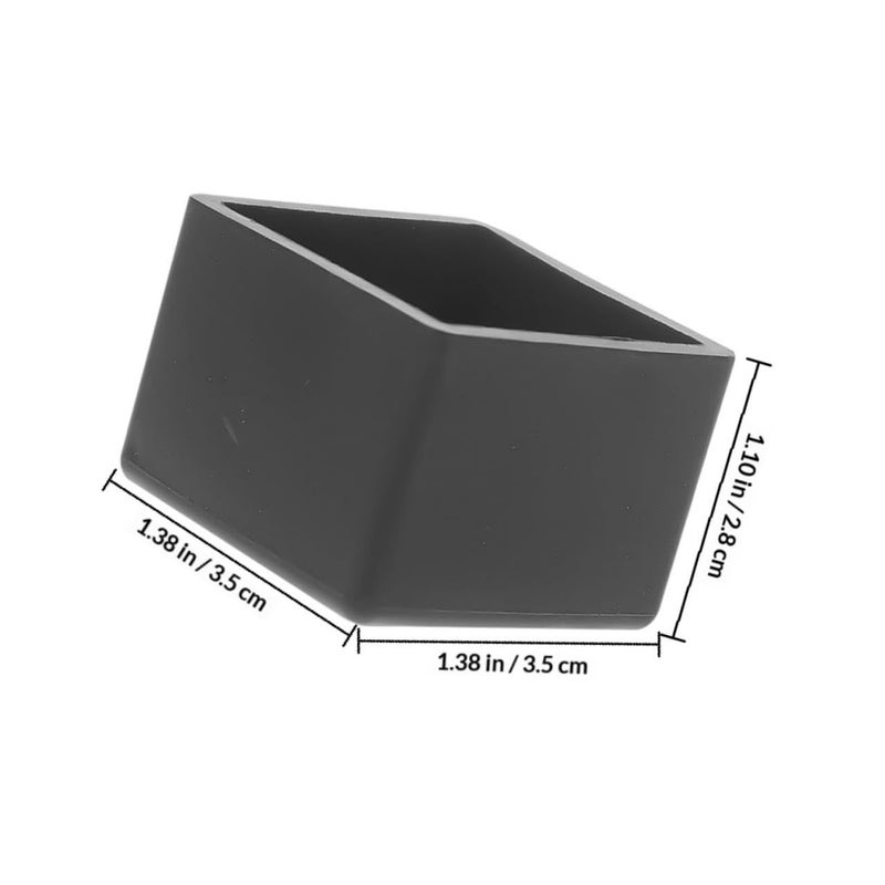 24pcs Plastic Chair Leg Protectors Square 35x35mm Thickened Non Slip Floor Covers - Image 3