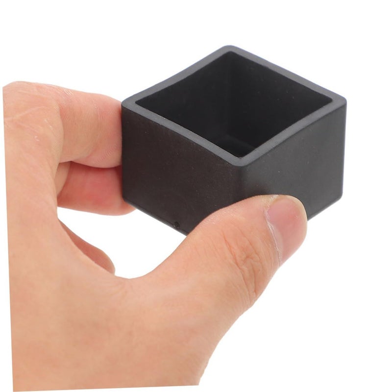 24pcs Plastic Chair Leg Protectors Square 35x35mm Thickened Non Slip Floor Covers - Image 5
