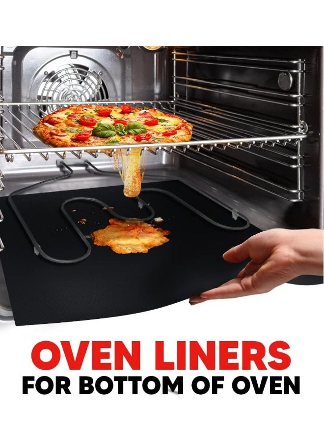 Oven Liners for the Bottom of Oven, 80" Roll Large Oven Liners with Slide Cutter, 500 Degree Reusable Oven Protector Liner, Non-Stick, Easy to Clean, BBQ grill Mat, Oven Mat, for Microwave and Grills - Image 3