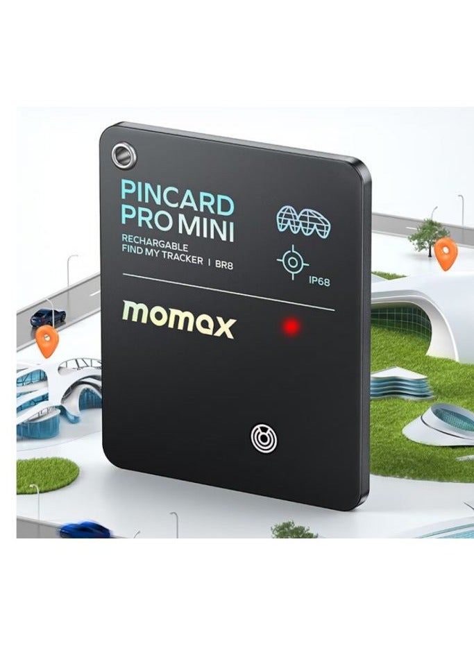 Momax PinCard Mini Tracker Portable Magnetic GPS Locator Realtime Tracker Device Voice Recorder for Tracking Cars, family or Valuables - Image 1