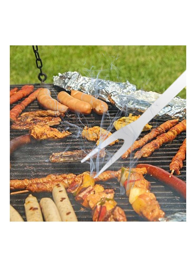 NIBEMINENT BBQ Grill Tools Set Heavy Duty Stainless Steel Barbecue Pastry Baking Utensils Kicthen Cooking Food Accessories Kit with Storage Case multicolour 38.5*5*15cm - Image 3