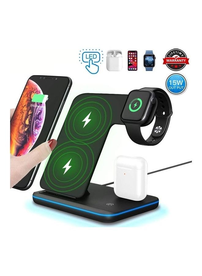 ELTRAZONE 3-in-1 Type-C Fast Wireless Charger Stand  - Image 1